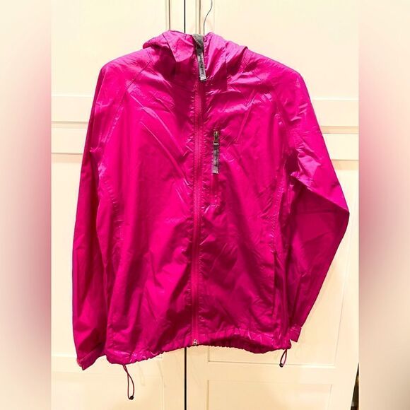 Bass Pro Shops Hooded Rain Jacket Rain Coat Elastic Pulls Y2K Women’s Sz M - Picture 1 of 8